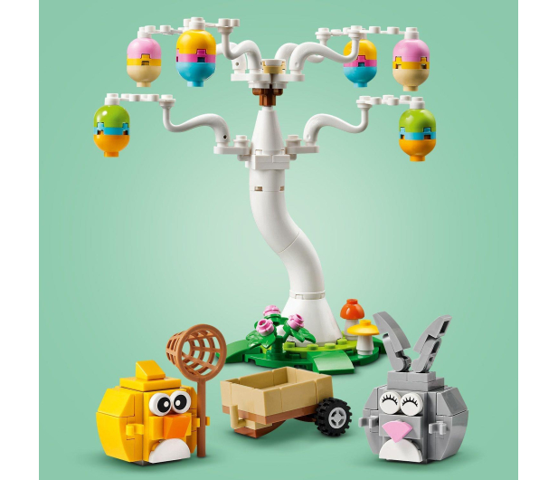 LEGO ICONIC 40808 Poszukiwanie pisanek z zajączkiem i kurczaczkie - 1473437 - zdjęcie 6
